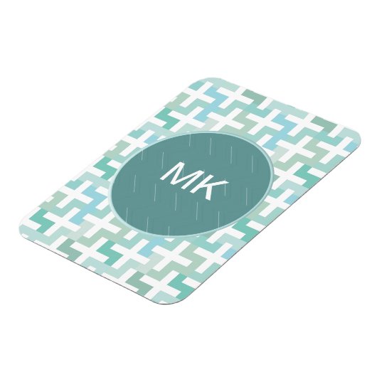 Green Geometric Magnet (Linke Seite)