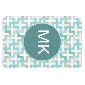 Green Geometric Magnet (Horizontal)