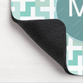 Green Geometric Mousepad (Ecke)