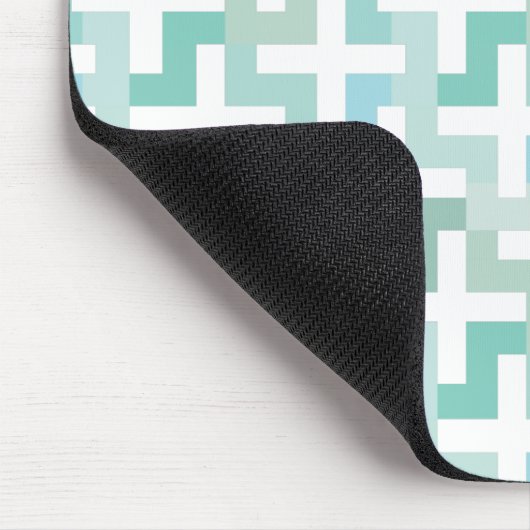 Green Geometric Mousepad (Ecke)