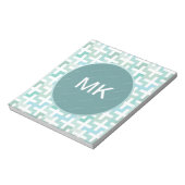 Green Geometric Notizblock (Rotiert)