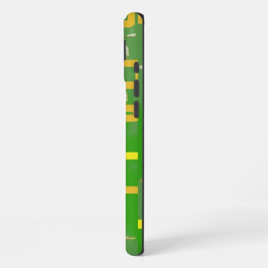 Green Geometric Phone Case iPhone Hülle (Linke Seite)