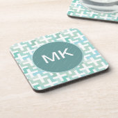 Green Geometric Untersetzer (Linke Seite)