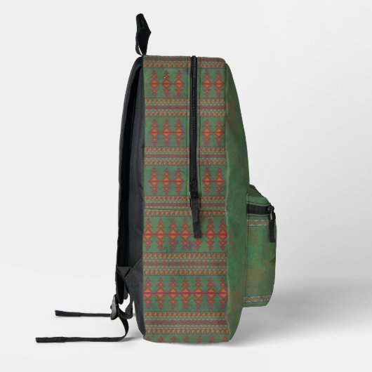 Green Geometry Personalisiert für den Südwest Road Bedruckter Rucksack (Links)