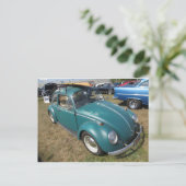 Green Germanic Sedan Postkarte (Stehend Vorderseite)