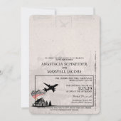 Green Germany Pass Wedding Einladung (Vorderseite)