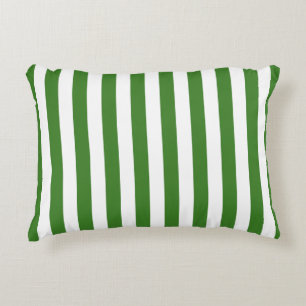 Green gestreift und fest dekokissen