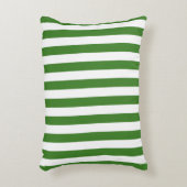 Green gestreift und fest dekokissen (Vorderseite(Vertikal))