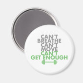 Green "Get Enough" Magnet (Vorderseite/Rückseite)