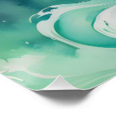 Green Ghoful Figure mit Moon Poster (Ecke)