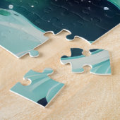 Green Ghoful Figure mit Moon Puzzle (Seite)