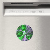 Green Ghost Abstrakt Magnet (In Situ (Geschirrspüler))
