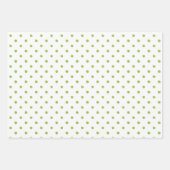 Green Gift Wrap Trio Geschenkpapier Set (Vorderseite)