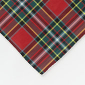 Green Gillespie Clan Tartan Fleecedecke (Ecke)