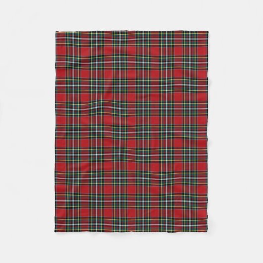 Green Gillespie Clan Tartan Fleecedecke (Vorderseite)