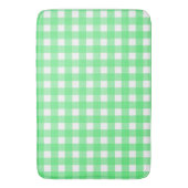 Green Gingham Badematte (Vorderseite Vertikal)
