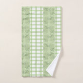 Green Gingham Bath Handtuch Set (Handtuch)