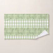 Green Gingham Bath Handtuch Set (Handtuch)