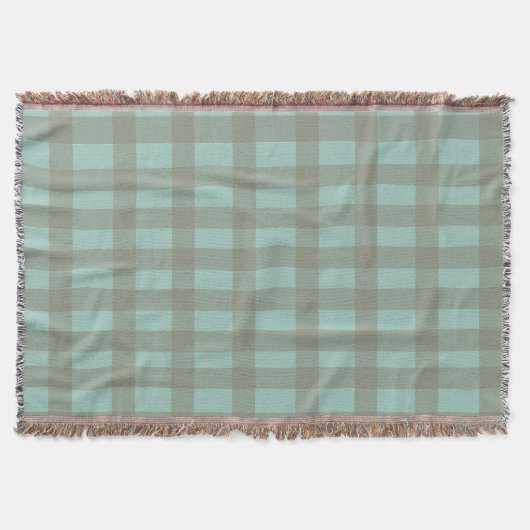 Green Gingham Decke (Vorderseite)