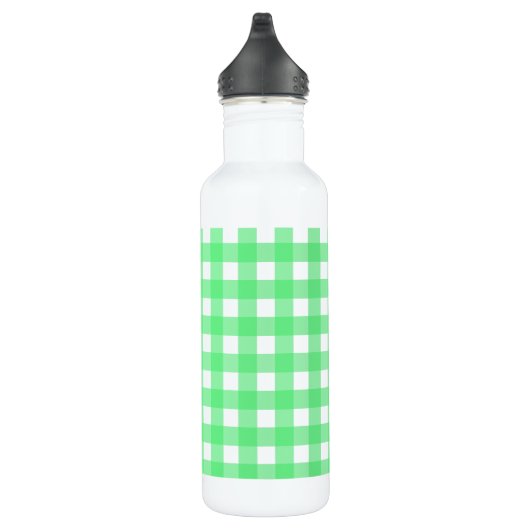 Green Gingham Edelstahlflasche (Rechts)