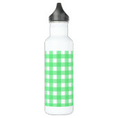 Green Gingham Edelstahlflasche (Links)