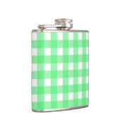 Green Gingham Flachmann (Rechts)
