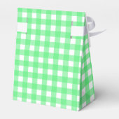 Green Gingham Geschenkschachtel (Rückseite)