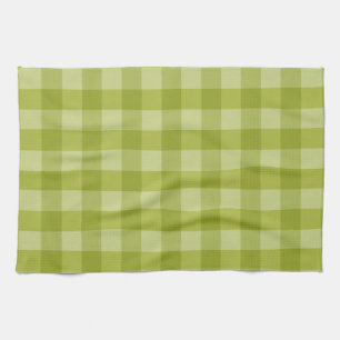 Green Gingham Geschirrtuch