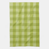 Green Gingham Geschirrtuch (Vertikal)