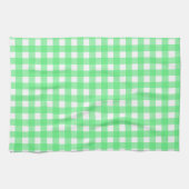 Green Gingham Geschirrtuch (Horizontal)