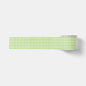 Green Gingham Grosgrain Ribbon Ripsband (Vorderseite)