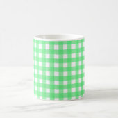 Green Gingham Kaffeetasse (Mittel)