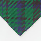 Green Gingham Kariert Pattern Custom Foto Boy Fleecedecke (Ecke)