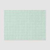 Green Gingham Kariert Seidenpapier (Vorderseite)