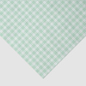 Green Gingham Kariert Seidenpapier (Ausschnitt)