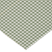 Green Gingham Karo kariertes Design Tableclout Tischdecke (Schrägansicht)