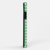Green Gingham Karo Pattern Case-Mate iPhone Hülle (Hinten/Rechts)
