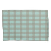 Green Gingham Kissenbezug (Vorderseite)