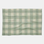 Green Gingham kitchen towel Geschirrtuch (Horizontal)