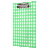 Green Gingham Klemmbrett (Links)