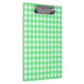 Green Gingham Klemmbrett (Rechts)