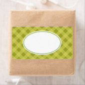 Green Gingham Labels (Insitu)