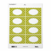 Green Gingham Labels (Vorne)