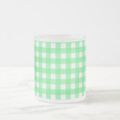 Green Gingham Mattglastasse (Mittel)