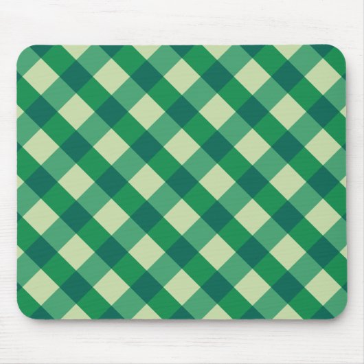 Green Gingham Mousepad (Vorne)