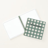 Green Gingham Notizblock (Innenseite)