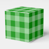 Green Gingham Pattern Geschenkschachtel (Vorderseite)