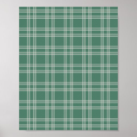 Green Gingham Poster (Vorne)