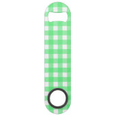 Green Gingham Speed Flaschenöffner (Vorderseite)