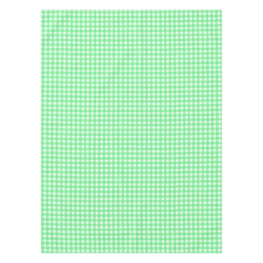 Green Gingham Tischdecke (Vorderseite)